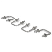 Kojem 4 Trailer U-Bolts Universal for Boat Trailer Square U Bolt Galvanized Steel 1/2Dia x 3 1/16 x 4 5/16