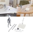 thumbnail image 1 of serony 15cm Figures Body Set with Model Box Drawing Set with Figure Figure Model Display Stand Holder for Bedroom Decor Male Gray, 1 of 9