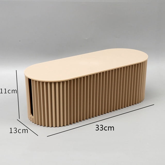 Versatile Large Board Storage Box Wire Cable Storage Case Organizer Brown
