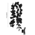 thumbnail image 3 of DAMAI Fall Decor Black Garland, Black Decorations Halloween Garland,5.7Ft Black Hanging Artificial Vine for Halloween Home Party Decor, 3 of 6