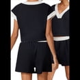 thumbnail image 3 of Pantalones Cortos Deportivos de Yoga y Danza para Mujer, de Verano, para Ciclismo, Senderismo, Color Negro, Talla M, 3 of 7