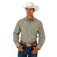 thumbnail image 2 of Roper Western Shirt Mens L/S Snap Stripe Loden 01-001-0145-0937 LO, 2 of 2