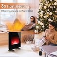 Lifeplus 26"1500Watt Freestanding or Wall Mounted Electric Fireplace
