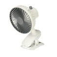 thumbnail image 2 of Xihbxyly Ventilador de Escritorio Usb, Flujo de Aire Ajustable de 3 Velocidades, Funcionamiento Silencioso, Diseño Compacto y Portátil, Se Puede Colocar En Posición Vertical, Ideal para Uso En Casa,, 2 of 7