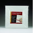thumbnail image 4 of Maryland Plastics Plastic 9.5" | White | Simply Squared | 10 Pcs. Plate, 4 of 4