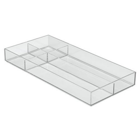 Interdesign Clarity Kitchen Drawer Organizer For Silverware