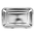 thumbnail image 3 of Miangastore Cat Litter Box Open Cat Litter Holder Stainless Steel Litter Box Kitten Litter Pan, 3 of 9