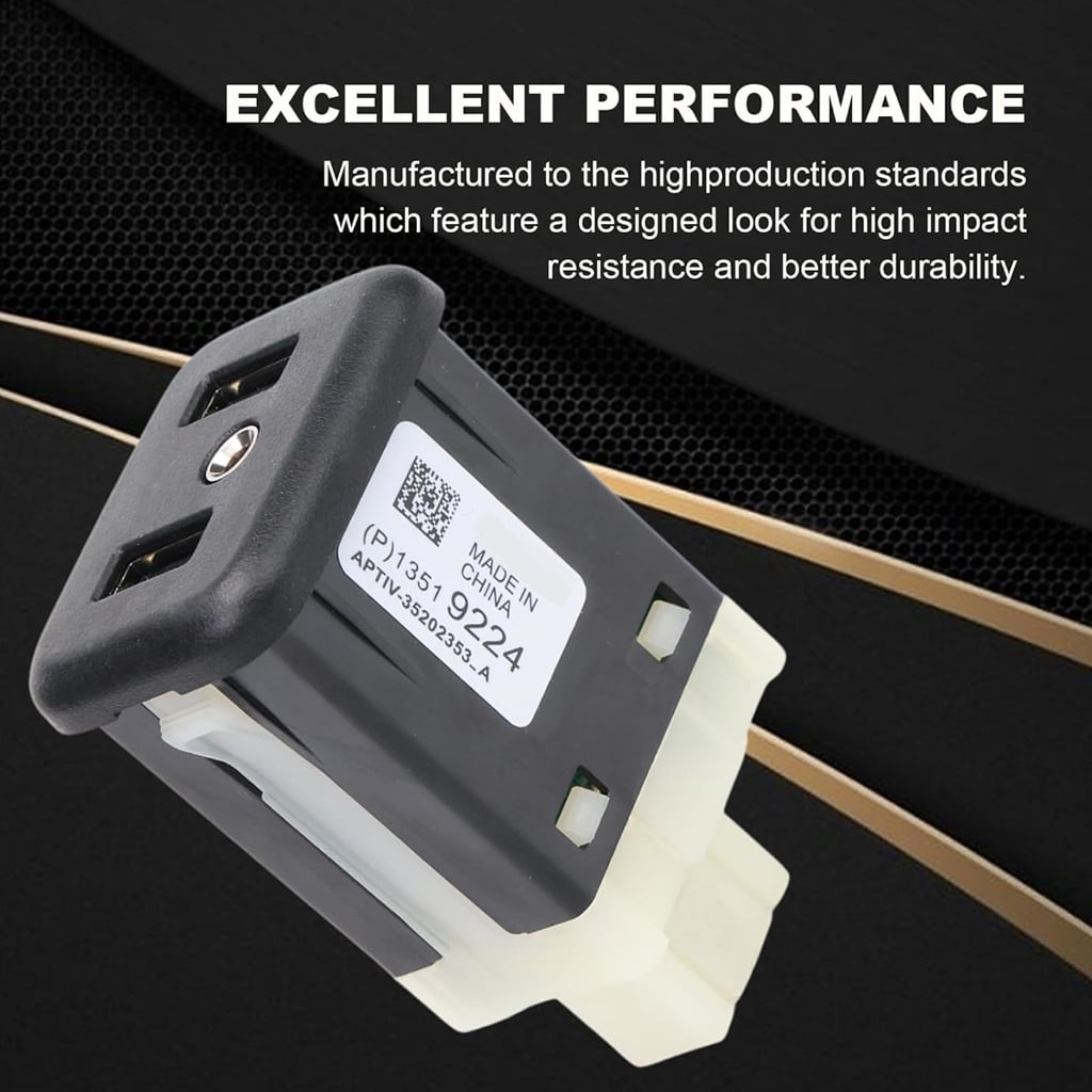 Replace 13519224 13509942 13510854 23496501 Car Player USB Port Replacement Auto Part Accessory