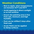 thumbnail image 6 of In The Swim Pool Blue Epoxy Swimming Pool Paint - Epoxy-Base, High Gloss, Swimming Pool Paint - Long Lasting Stain Resistant - 1 Gallon 40016301, 6 of 8