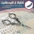 thumbnail image 6 of JubileeYarn Flourish Embroidery Scissors - Gunmetal - 1 Scissor, 6 of 7