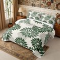 thumbnail image 3 of Manfei Cottagecore Blossom Dahlia Twin Quilt Set 2 Pieces,Vintage Aesthetics Twin Coverlet Set,1 Bedspread and 1 Pillowcase, 3 of 7
