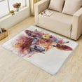 thumbnail image 1 of Cow Area Rug 5x7, Cartoon Cow Rugs for Bedroom, Farm Animal Carpet, Living Room Rugs Decorations, Stain Resistant Soft Low Pile Machine Washable Rug 17&-18, 1 of 7