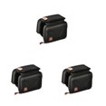 thumbnail image 4 of QualitChoice Universal Bike Touch Screen Mobile Phone Bag Bicycles Impactproof Nylon Crossbeam Bags for Zipper Closure Organizer Black 3PCS, 4 of 6