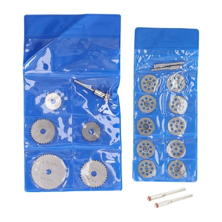 

30Pcs Cutting Wheel Discs High Speed Steel Saw Blades with 5 Handles for Rotary Tool