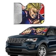 thumbnail image 6 of My Hero Academia Car Windshield Sun Shade, Front Window Sun Shades, Visor Shield Cover For Car Suv Truck, Visor Protector Blocks Uv Rays, Keep Your Vehicle Cool, Medium, 55*29.9 Inch, 6 of 8