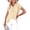 Beige #015, variant on Womens Summer Tops Casual Gauze Button Neck Oversized Blouse Lightweight Gauze Shirt Loose Fit Pullover Tops XL