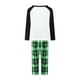 thumbnail image 4 of Conjuntos de pijamas navideños a juego para toda la familia Fiomva, ropa de dormir de manga larga, conjunto de pijama a cuadros navideños para parejas, mujeres y hombres, 4 of 8