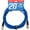 Electric Blue, variant on Livewire Braided XLR Microphone Cable 20 ft. Brass Note