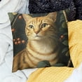 thumbnail image 2 of Patifu Forest Animals Cat Throw Pillow Covers Soft Decorative Throw Pillowcases Cushion Case Square for Home Decor Bed Couch Car Living Room  12x12in, 2 of 5
