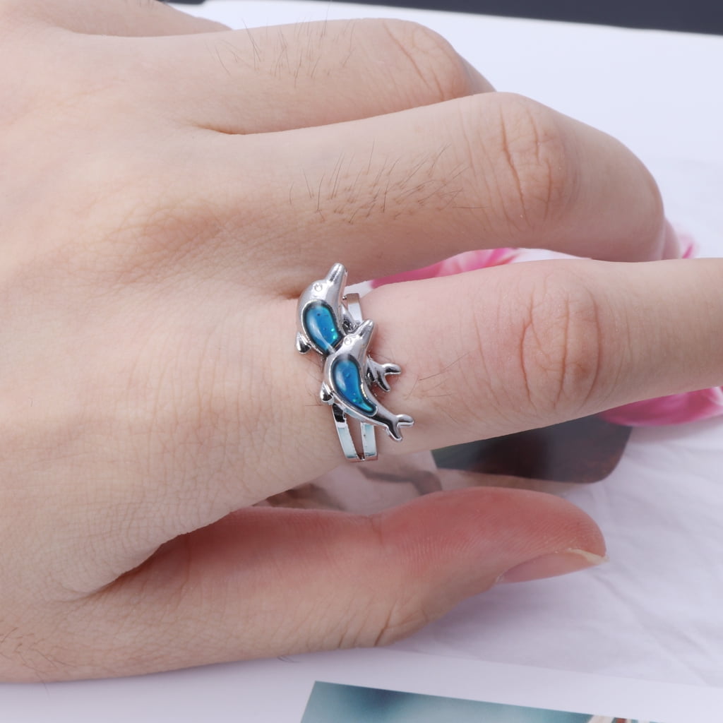 Techinal Jump Dolphin Color Change Mood Ring Emotion Liberia Ubuy
