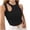 Black, variant on Timegard Womens Ribbed Tank Tops Crewneck Sleeveless Slim Comfy Crop Cutout Tops Camis Summer Casual