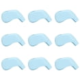 thumbnail image 1 of 9 Pieces Golf Club Cover TPE Waterproof Set TPE Waterproof Iron Putter Head Covers Travel Replacement Protector Removable Accessories Gifts Sky Blue, 1 of 8