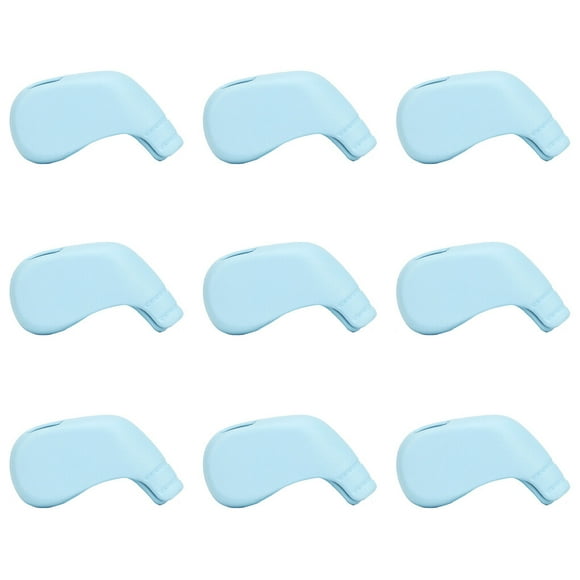 Soidarity Paquete de 9 fundas para palos de Golf, fundas impermeables para cabezales de hierro, Protector de repuesto para deportes al aire Golf Cielo azul