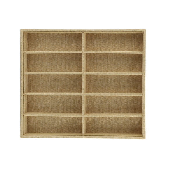 10 Grid Sunglasses Organizer, Sunglass Organizer Tray, Display Case Tray, Sunglasses Display Box Sunglasses Storage Organizer Tray Eyeglasses Holder Tray for Sunglasses