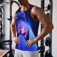 thumbnail image 5 of Haiem Play Gaming Pattern Men Workout Tank Top Gym Bodybuilding Sleeveless Muscle T Shirts Athletic Tank Breathable Workout Shirt-XX-Large, 5 of 7