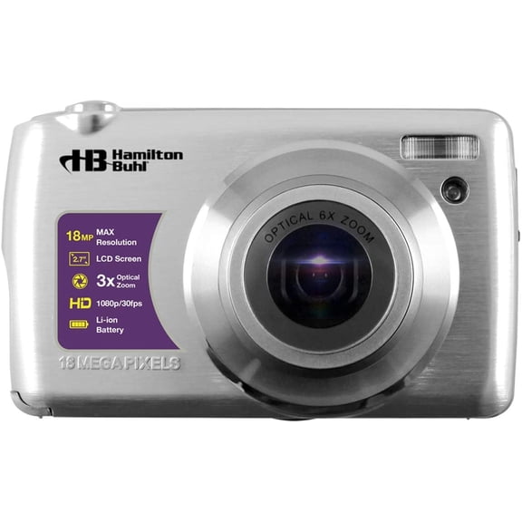 HamiltonBuhl Vivid Pro - 8X Optical Zoom Lens Digital Camera (Set of 4)