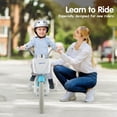 thumbnail image 3 of Prorider 14" Kid's Bike with Removable Training Wheels & Basket for 3-5 Years Old Light Blue, 3 of 9