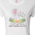 thumbnail image 4 of Inktastic I'll Never Forget That My Great Grandma Loves Me Elephants Women's T-Shirt, 4 of 5