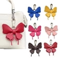 thumbnail image 2 of Retro Colorful Leather Butterfly Keychain Creative Butterfly Keychain Exquisite Backpack Decoration Accessories Gifts, 2 of 4
