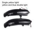 thumbnail image 4 of Sidaley Indicador dinámico intermitente retrovisor cascada luces Auto repuestos LED intermitente lateral espejo luz reemplazo para W203 Automoción decorativa y accesorios luz azul amarilla, 4 of 6