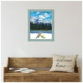 thumbnail image 3 of Sky Blue Rustic Wood Picture Frame, Photo Frame, Art Frame, 3 of 10