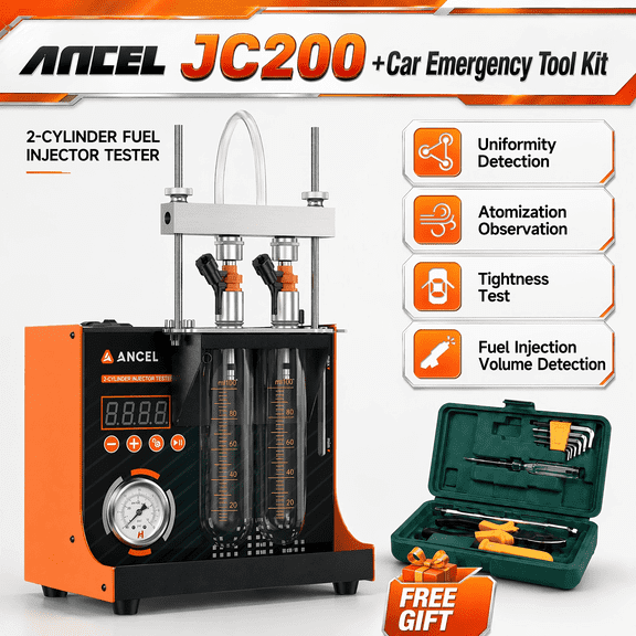 [Combination Pack] ANCEL Car Emergency Tool Kit (Car Emergency Tool Kit No Wireless Functionality)