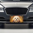 thumbnail image 3 of Lhasa Apso Dog Art Nouveau Metal Novelty License Plate, 3 of 7