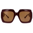 Gucci GG1022S Burgundy/Brown 54/23/140 women Sunglasses