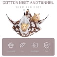 thumbnail image 4 of QHUDLV Small Pet Double Layered Hanging Hammock Suspended Warm Plush Sleeping Bag O9, 4 of 5