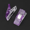 thumbnail image 4 of 20 Unids/pack Clip De Costura De Plástico Para Acolchar Costura Tejido Abrazaderas De Encuadernación Púrpura, 4 of 8