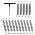 thumbnail image 1 of OULII 20Pcs Galvanized Steel Wire Trampoline Springs Replacement Set for Outdoor Use, 1 of 7