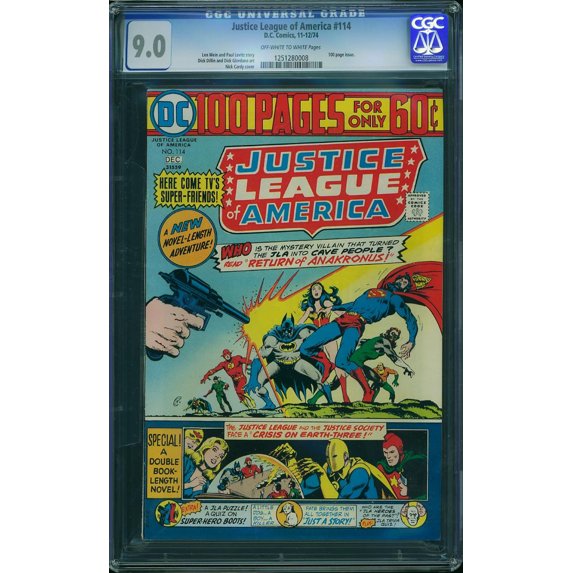 Justice League of America #114 - CGC 9 Comic Book