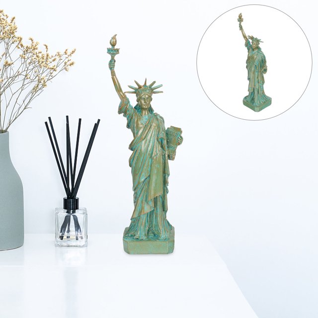 unbranded Estatua De Verde Para De Escritorio Con En Resina