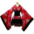 thumbnail image 2 of Robes for Women,Japanese Kimono Women Robe,Floral Kimonos for Women, Complete with Bowknot and Belt,Womens Robes, 2 of 7