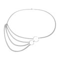thumbnail image 2 of Clearance! Baberdicy Women's Waistband Chain Decorative Belt Body Long Tassel Waist Chain Belt Silver, 2 of 2