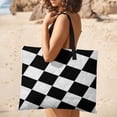 thumbnail image 5 of Colored Grid Geometry Outdoor Picnic Blanket, Foldable Waterproof Beach Mat, Portable Beach Blanket for Beach Camping, Hiking, Family Concerts, 5 of 8