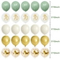 thumbnail image 2 of SPECOOL 70th Birthday Decorations for Lady, Women 70th Birthday Party Kit with Green Gold Happy 70th Birthday Banner, Beige Sage Green Gold Confetti Balloons, Number 70 Balloon Triangle Flag Banner, 2 of 8
