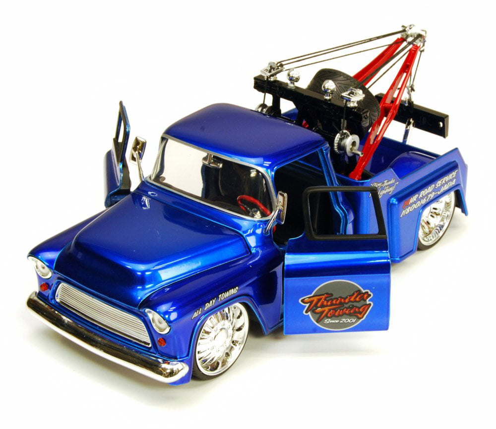 Details about   1955 CHEVY STEPSIDE TOW TRUCK RED 4.75" LONG SCALE  DIECAST COLLECTOR  MODEL CAR 