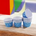 thumbnail image 4 of The Baker Celebrations Blue Polka Dot Baking Cups, 100 Count, 4 of 6