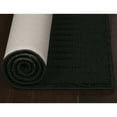 Mainstays Dylan Solid Diamond Olefin Black Indoor Area Rug, 4'x5'4